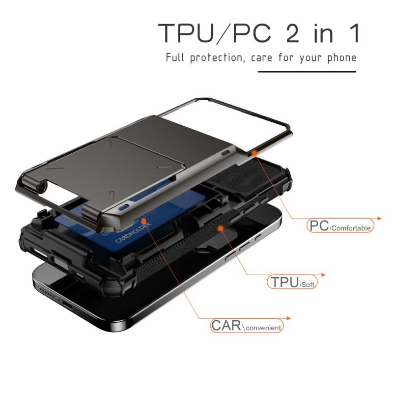 Etui iPhone 16 Pro Max Odwróć Etui Na Karty