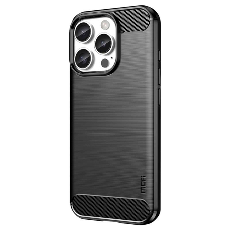Etui iPhone 16 Pro Max Szczotkowane Włókno Węglowe Mofi