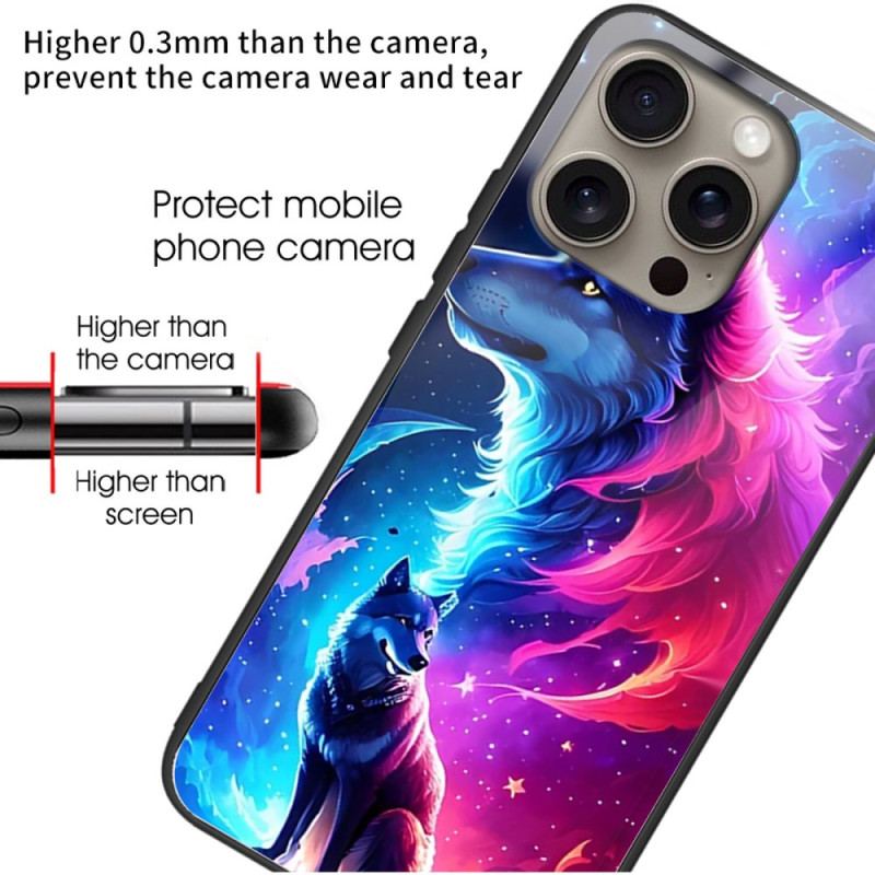 Etui iPhone 16 Pro Max Szkło Hartowane Starry Wolf