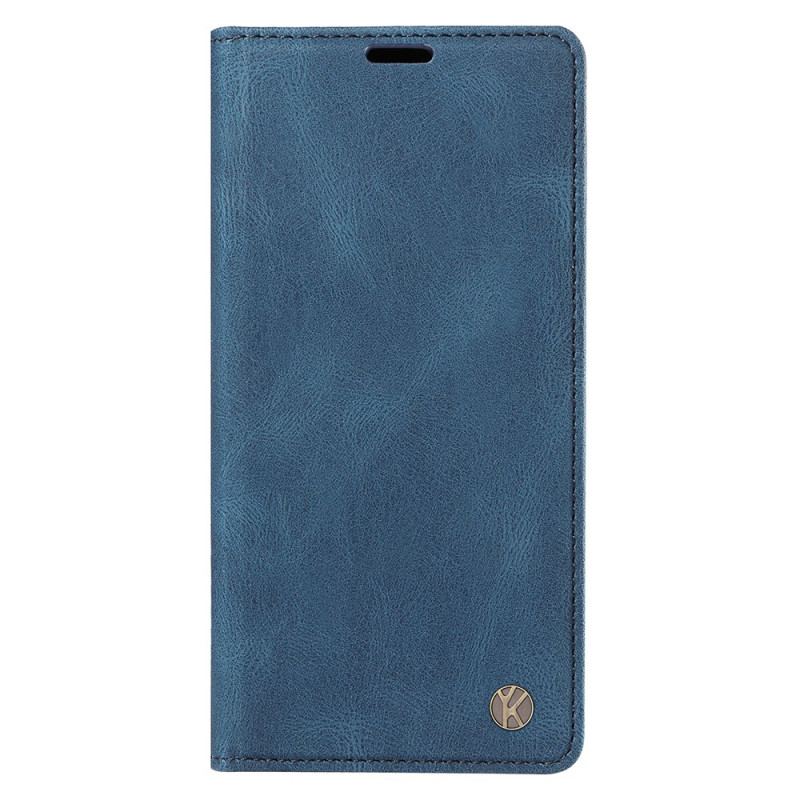 Flip Kotelot iPhone 16 Pro Max Efekt Zamszu Yikatu