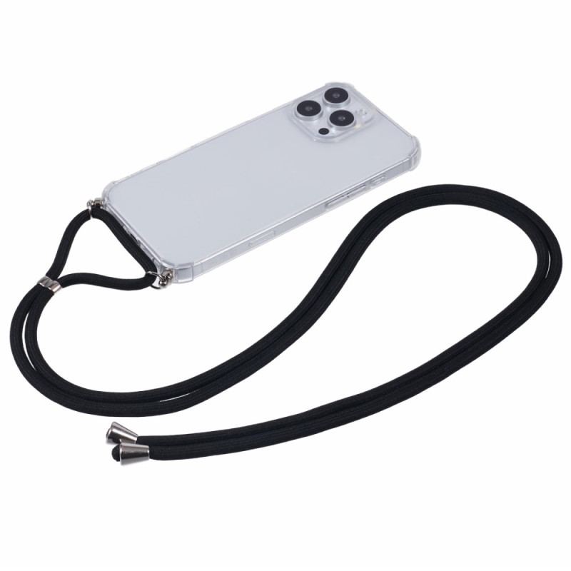 Futerały iPhone 16 Pro Max Etui Na Telefon Przezroczysty Sznur