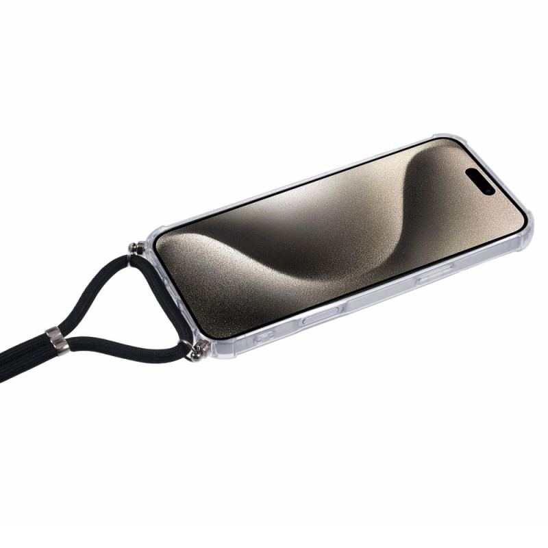 Futerały iPhone 16 Pro Max Etui Na Telefon Przezroczysty Sznur