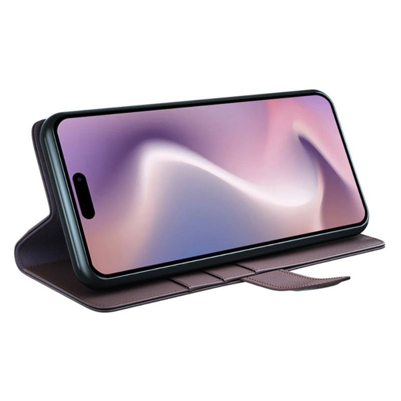 Skórzany Futerał iPhone 16 Pro Max Etui Na Telefon Prawdziwa Skóra