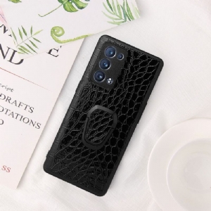 Etui do Oppo Reno 6 Pro 5G Funkcja Wsparcia Efektu Croco