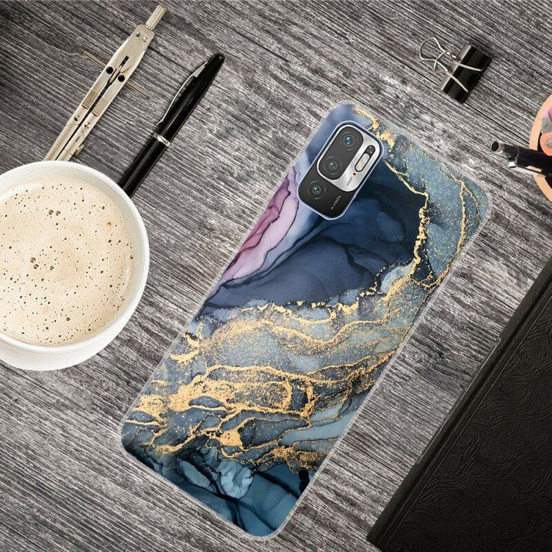Etui do Xiaomi Redmi Note 10 5G Kolorowy Marmur