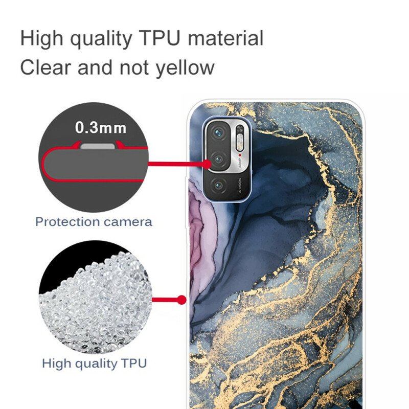 Etui do Xiaomi Redmi Note 10 5G Kolorowy Marmur