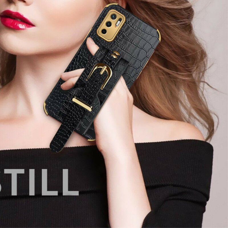 Etui do Xiaomi Redmi Note 10 5G Pasek Krokodyla