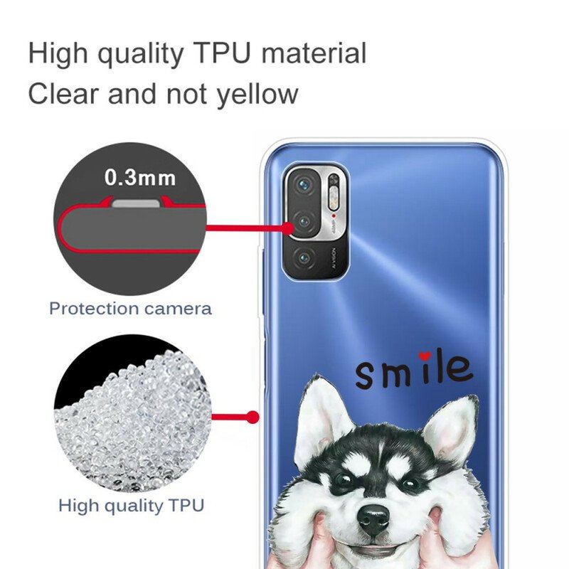 Etui do Xiaomi Redmi Note 10 5G Uśmiechnięty Pies