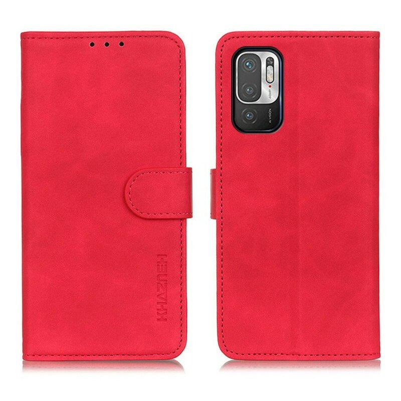 Etui Folio do Xiaomi Redmi Note 10 5G Efekt Skóry Khazneh