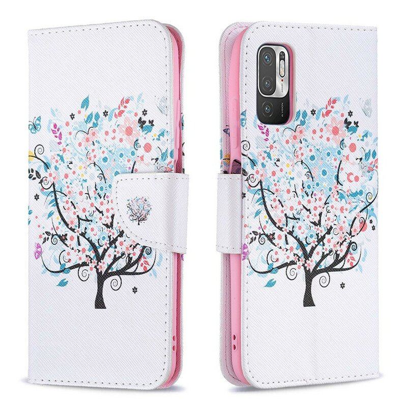 Etui Folio do Xiaomi Redmi Note 10 5G Kwitnące Drzewo