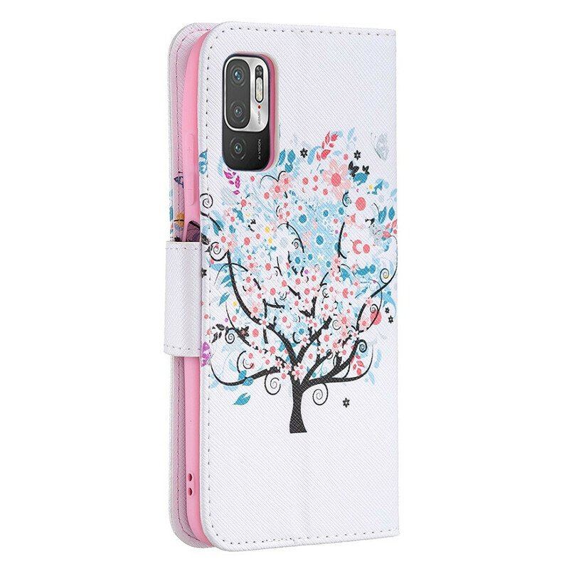 Etui Folio do Xiaomi Redmi Note 10 5G Kwitnące Drzewo