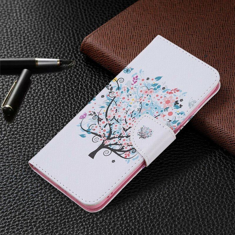 Etui Folio do Xiaomi Redmi Note 10 5G Kwitnące Drzewo
