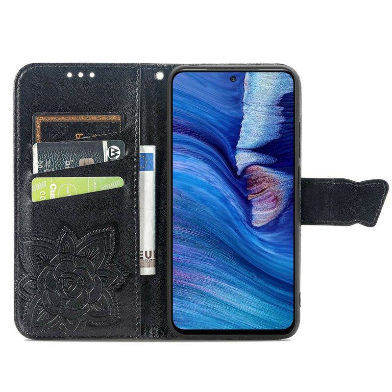Etui Folio do Xiaomi Redmi Note 10 5G Pół Motyla