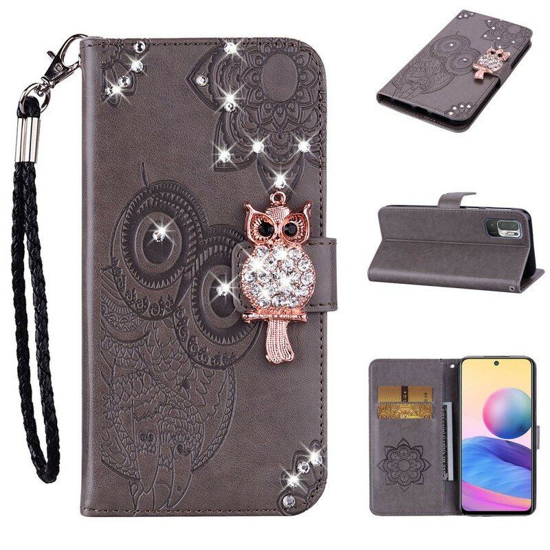 Etui Folio do Xiaomi Redmi Note 10 5G Sowa I Urok