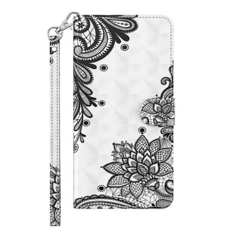 Etui Folio do Xiaomi Redmi Note 10 5G Szykowna Koronka