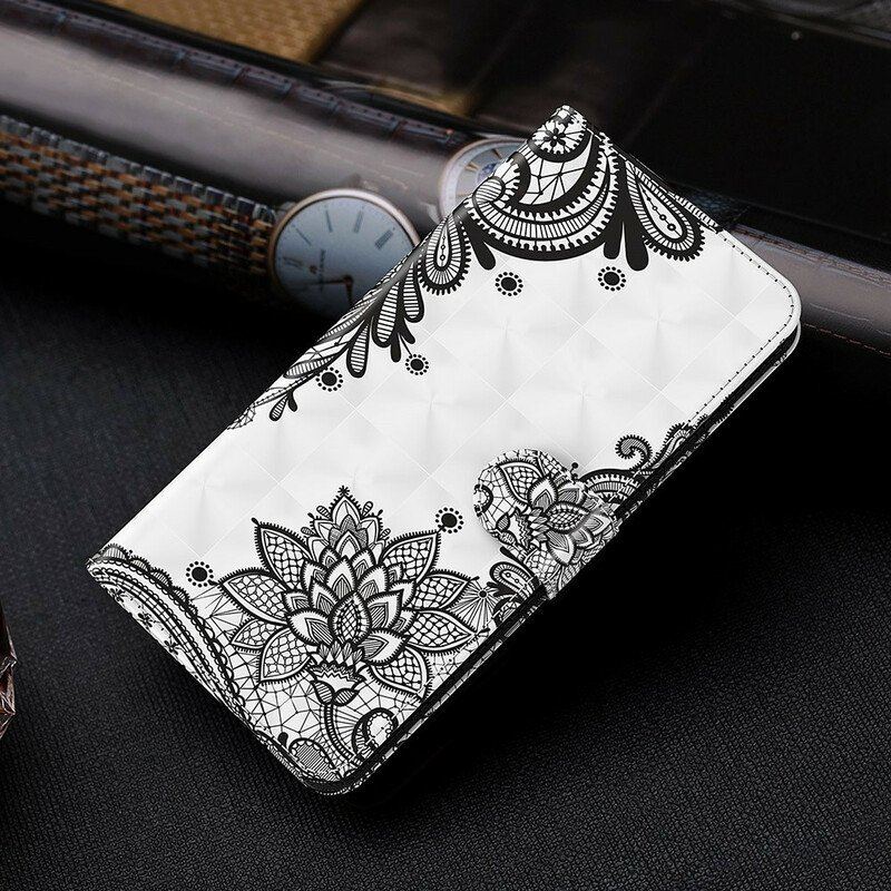 Etui Folio do Xiaomi Redmi Note 10 5G Szykowna Koronka