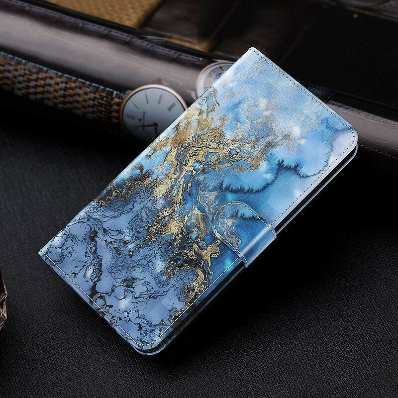 Obudowa Etui Na Telefon do Xiaomi Redmi Note 10 5G Marmur Ze Smyczą