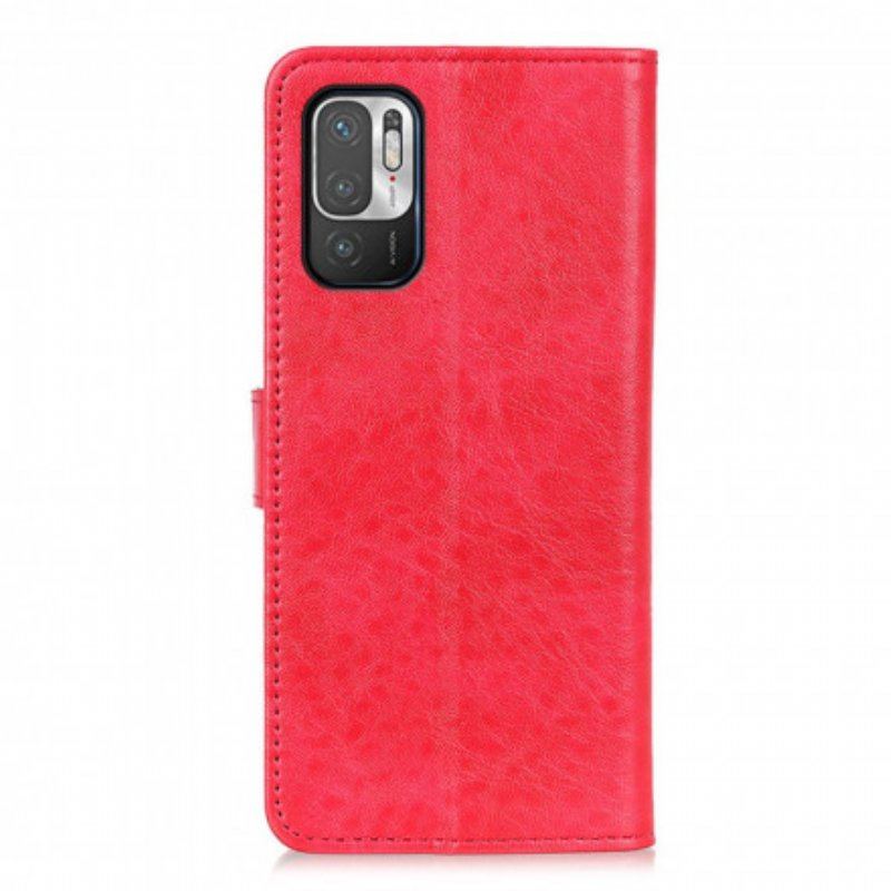 Obudowa Etui Na Telefon do Xiaomi Redmi Note 10 5G Teksturowana Sztuczna Skóra