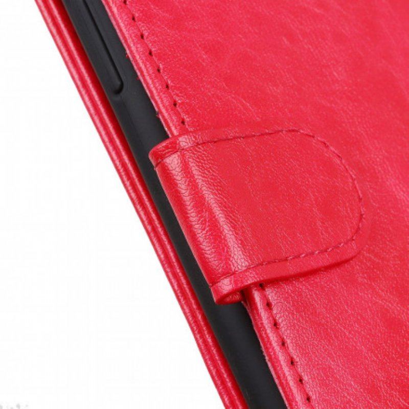 Obudowa Etui Na Telefon do Xiaomi Redmi Note 10 5G Teksturowana Sztuczna Skóra