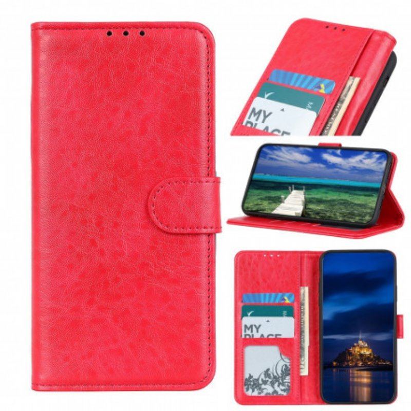 Obudowa Etui Na Telefon do Xiaomi Redmi Note 10 5G Teksturowana Sztuczna Skóra