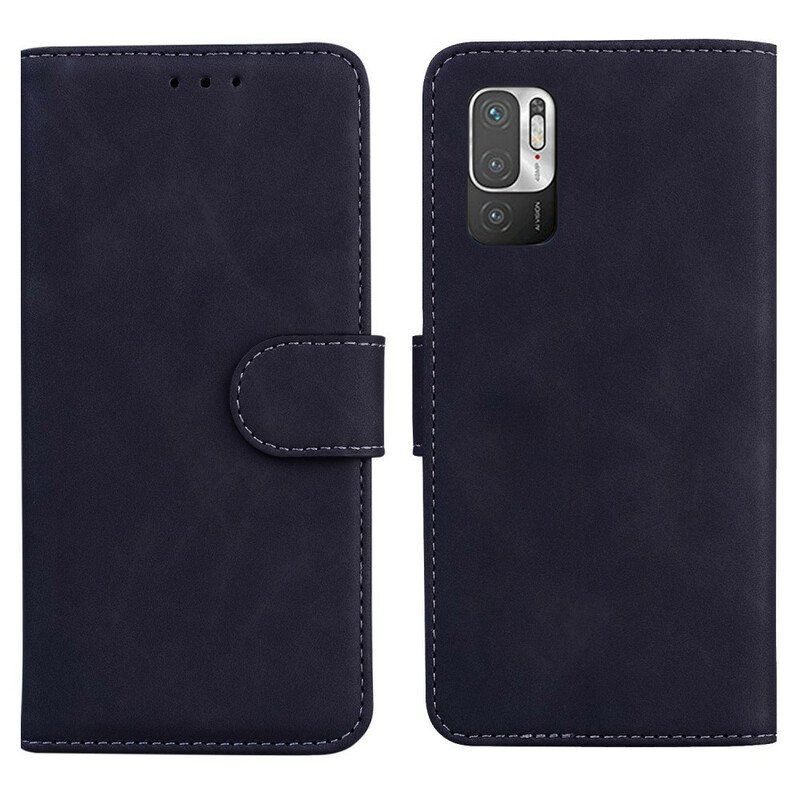Skórzany Futerał do Xiaomi Redmi Note 10 5G Vintage Szycie