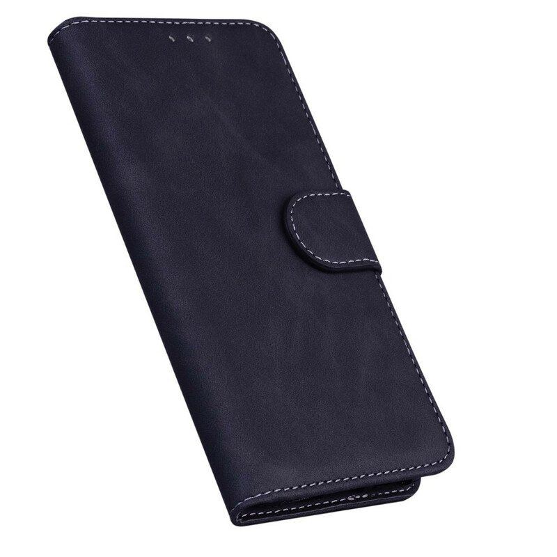 Skórzany Futerał do Xiaomi Redmi Note 10 5G Vintage Szycie