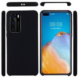 Etui do Huawei P40 Pro Biznes Płynny Silikon