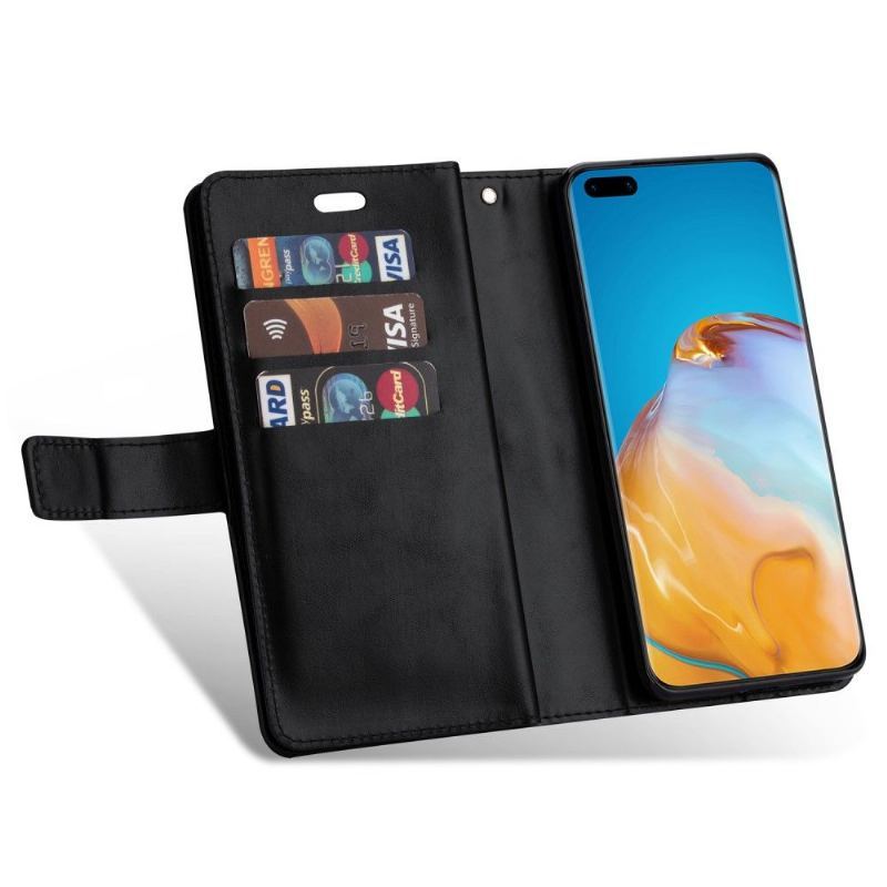 Etui Folio do Huawei P40 Pro Portfel z Łańcuch Sztuczna Skóra