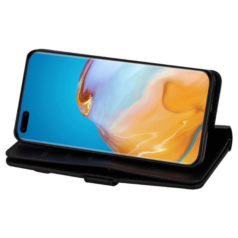Etui Folio do Huawei P40 Pro Portfel z Łańcuch Sztuczna Skóra