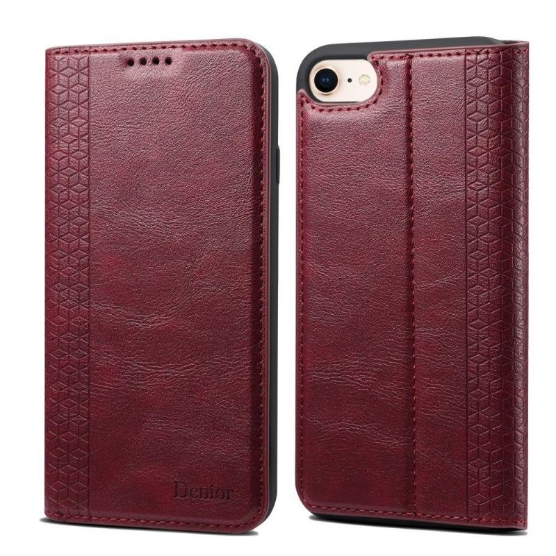 Etui Folio do iPhone 7 / 8 / SE (2020) Classic Denior Style Skóra