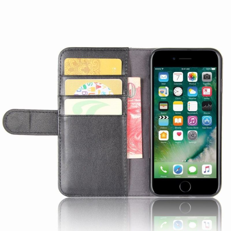 Etui Folio do iPhone 7 / 8 / SE (2020) Portfel Premium Skóra