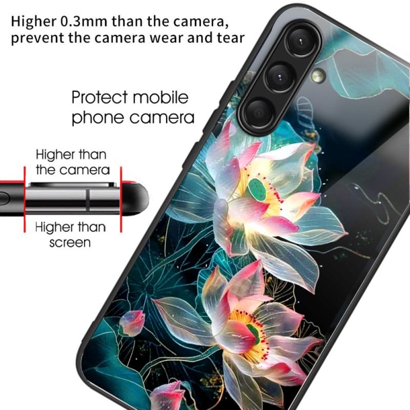 Etui Do Samsung Galaxy A16 5g Kwiaty Ze Szkła Hartowanego