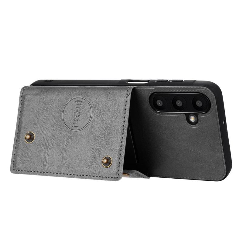 Etui Do Samsung Galaxy A16 5g Etui Na Karty Z Imitacji Skóry