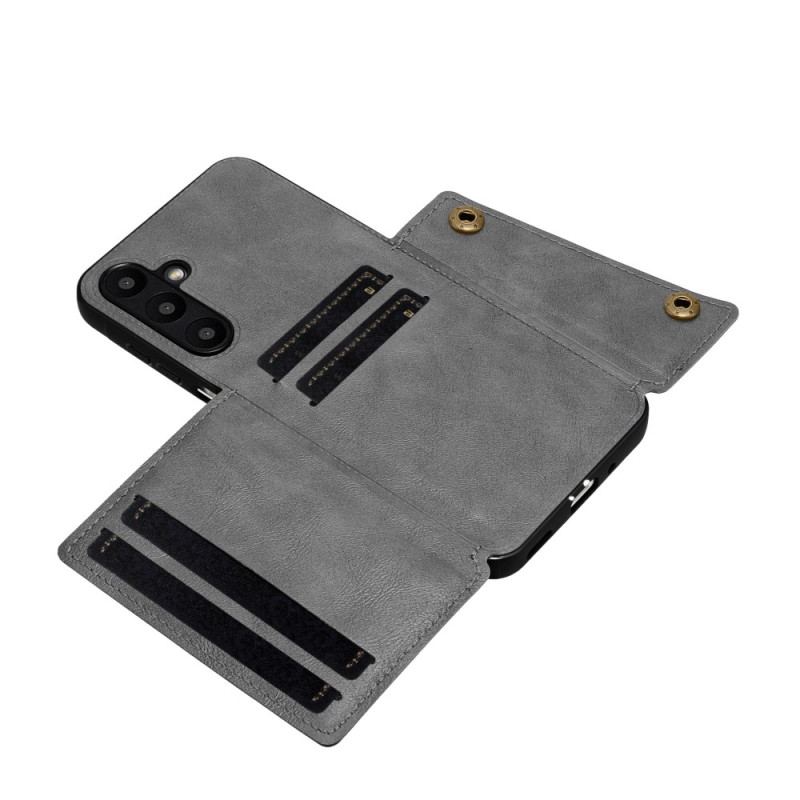 Etui Do Samsung Galaxy A16 5g Etui Na Karty Z Imitacji Skóry