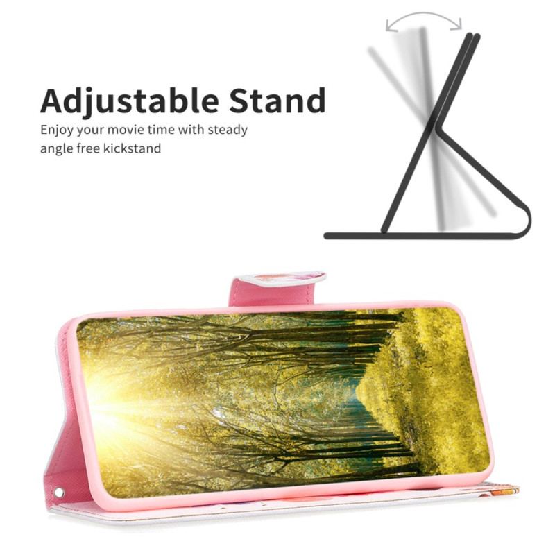Etui Folio Do Samsung Galaxy A16 5g Dwa Akwarelowe Motyle