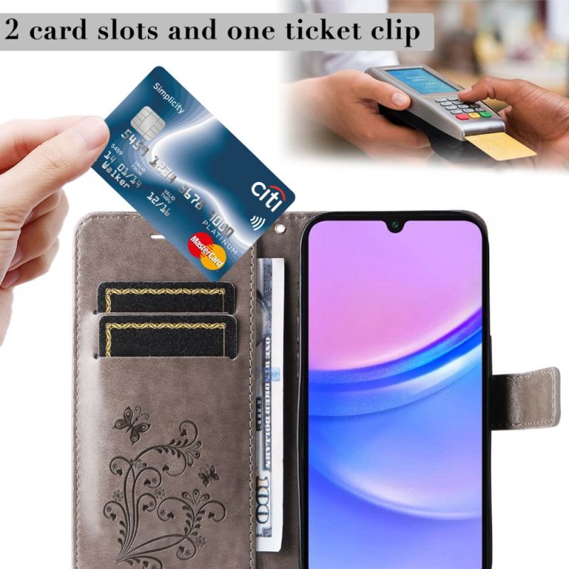 Etui Folio Do Samsung Galaxy A16 5g Gigantyczne Motyle
