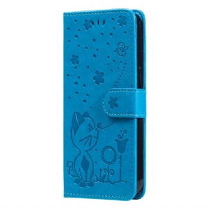 Etui Folio Do Samsung Galaxy A16 5g Kot I Pszczoła
