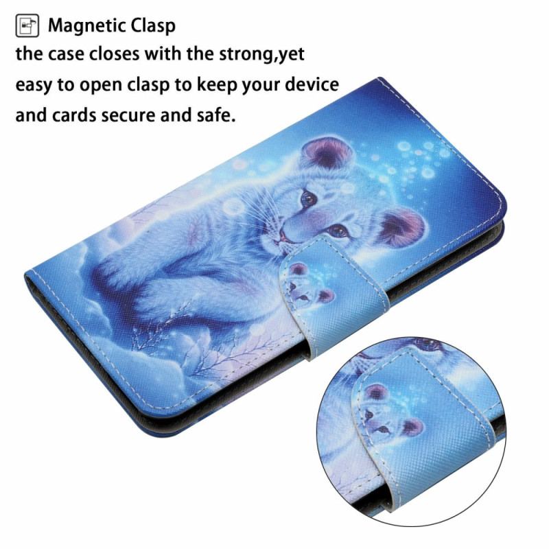 Etui Folio Do Samsung Galaxy A16 5g Wzór Lamparta