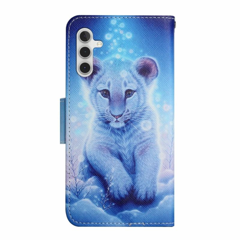 Etui Folio Do Samsung Galaxy A16 5g Wzór Lamparta