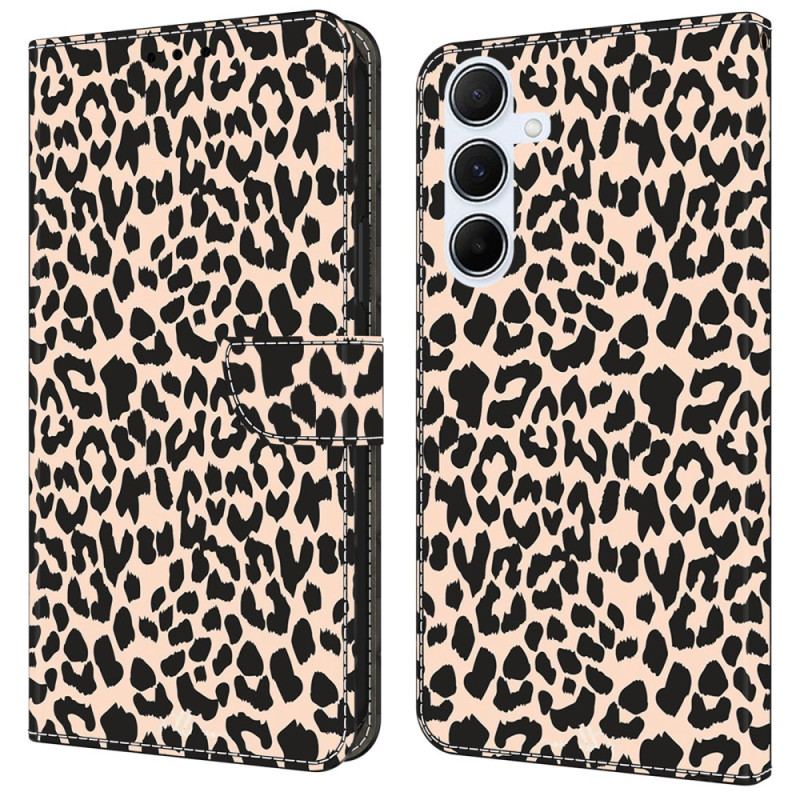 Etui Folio Do Samsung Galaxy A16 5g Wzór Lamparta