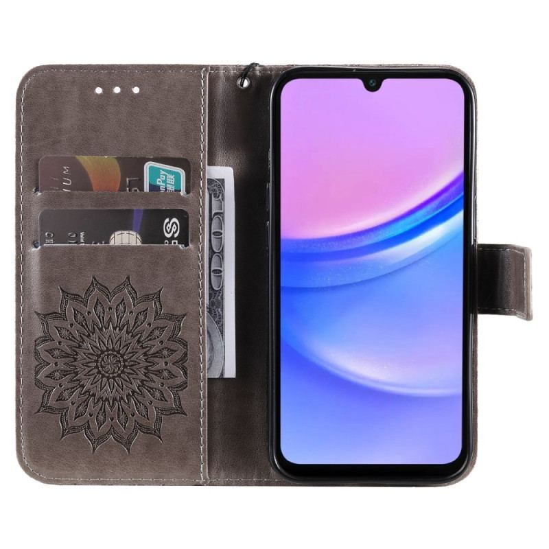 Etui Folio Do Samsung Galaxy A16 5g Wzór Słonecznika