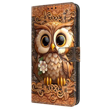 Etui Folio Do Samsung Galaxy A16 5g Wzór Sowy