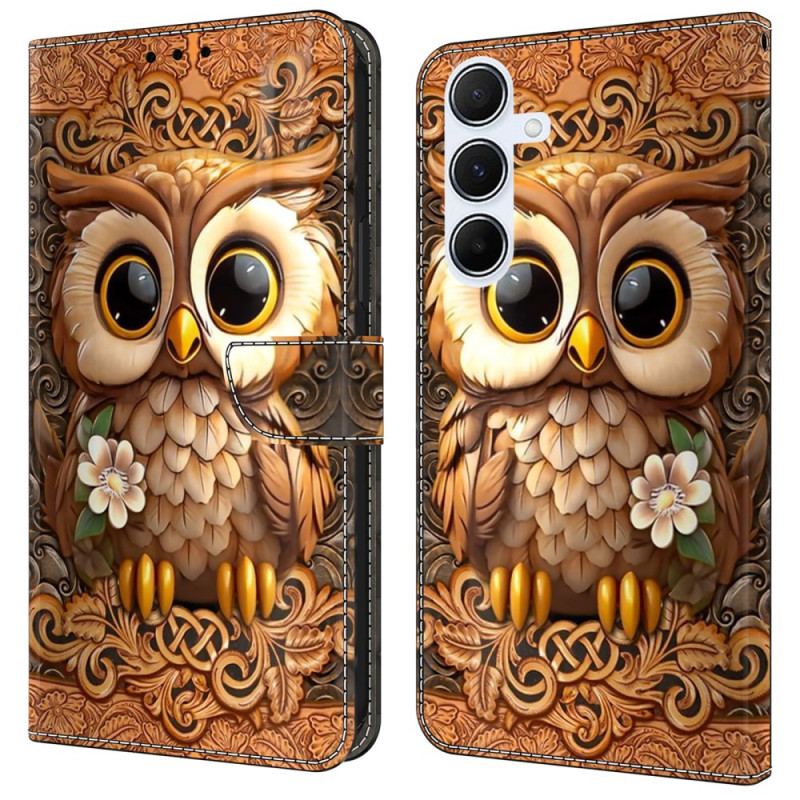 Etui Folio Do Samsung Galaxy A16 5g Wzór Sowy