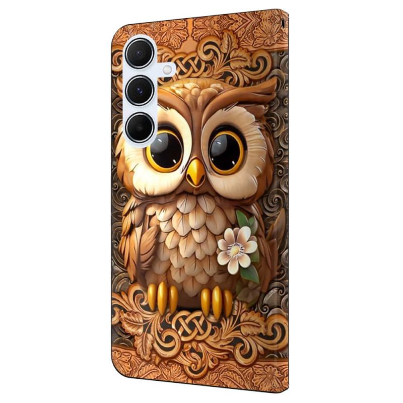 Etui Folio Do Samsung Galaxy A16 5g Wzór Sowy