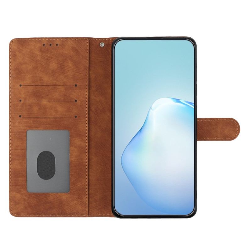 Etui Folio Samsung Galaxy A16 5g Efekt Zamszu Z Paskiem Etui Ochronne