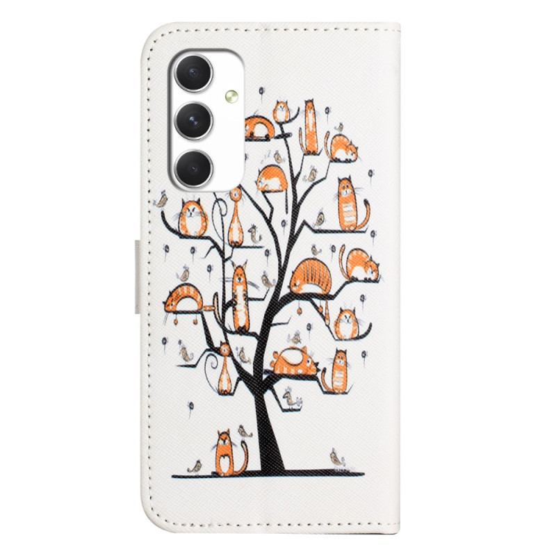 Etui Folio Samsung Galaxy A16 5g Koty I Drzewo Etui Ochronne