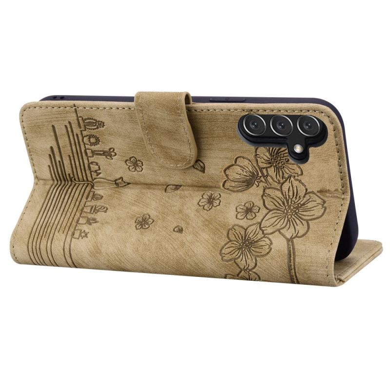 Etui Folio Samsung Galaxy A16 5g Koty I Wiśnia