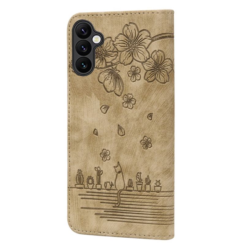 Etui Folio Samsung Galaxy A16 5g Koty I Wiśnia