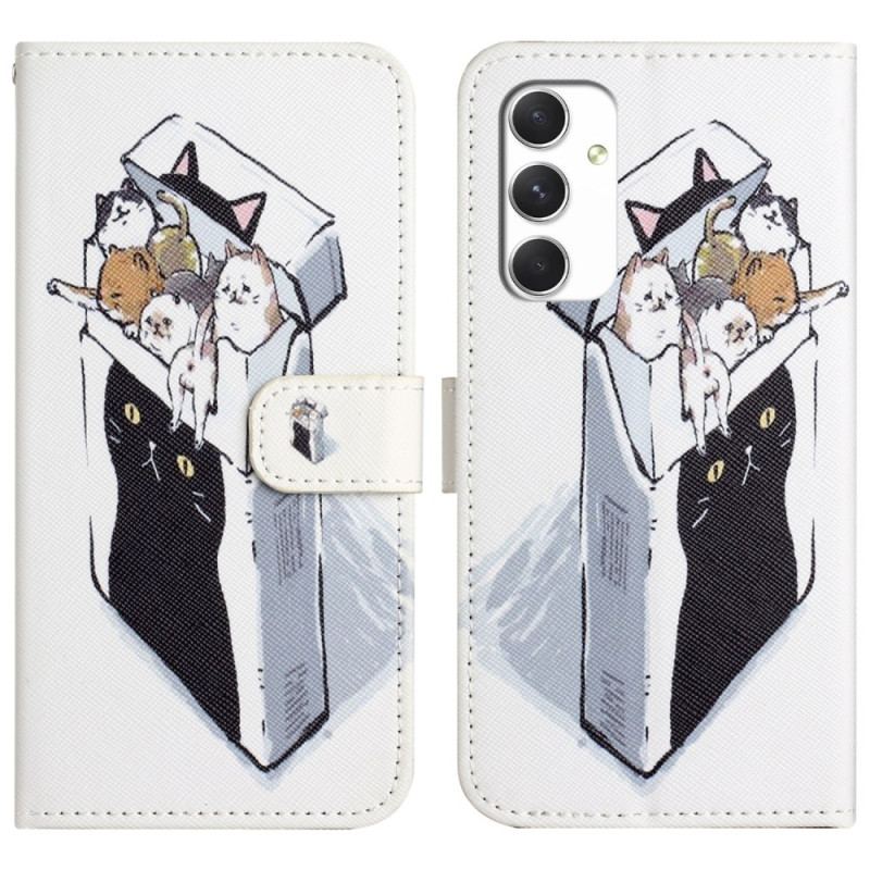 Etui Folio Samsung Galaxy A16 5g Koty W Pudełku Etui Ochronne