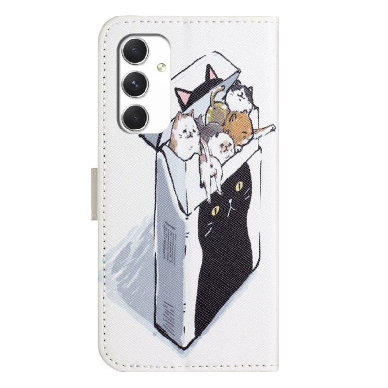 Etui Folio Samsung Galaxy A16 5g Koty W Pudełku Etui Ochronne